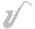 Saxophone logo